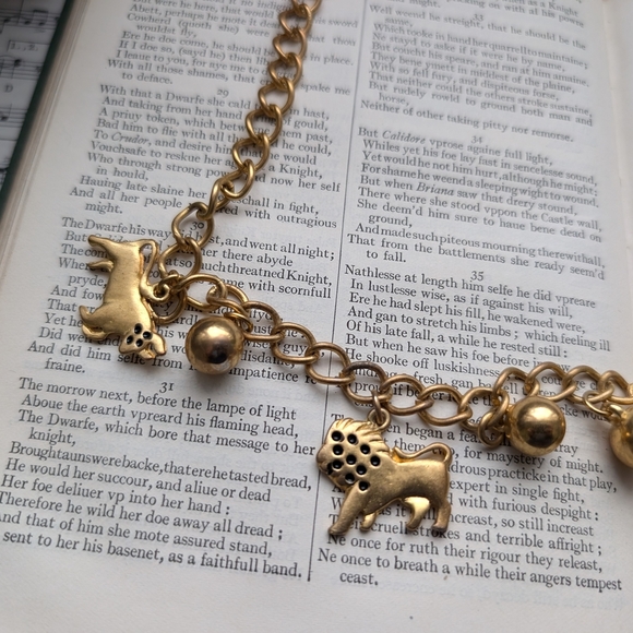 Charming Gold Animal Charm Necklace - Picture 4 of 8